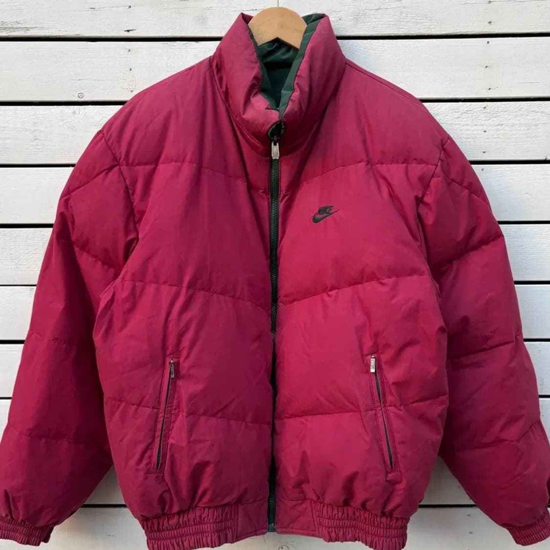 Nike 90s 나이키 삼나스포츠 리버시블 양면 패딩 XL 상품이미지5