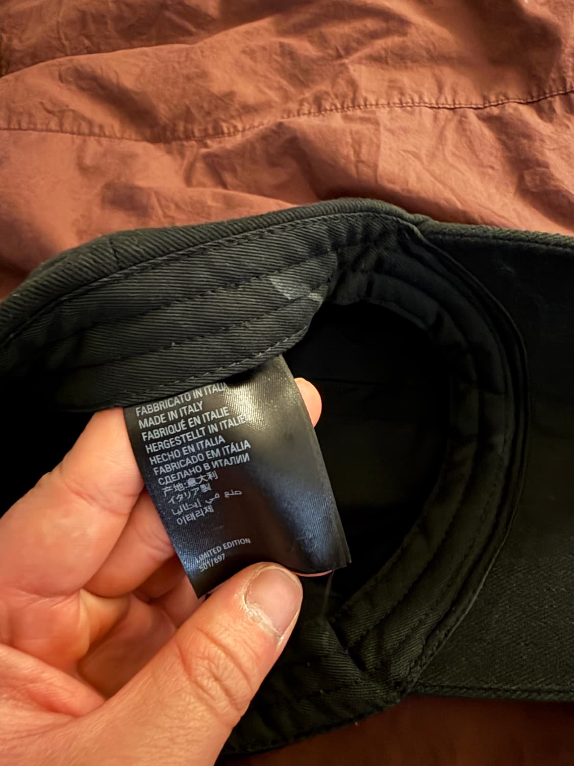 발렌시아가 업사이클캡 다크 그린 상품이미지2