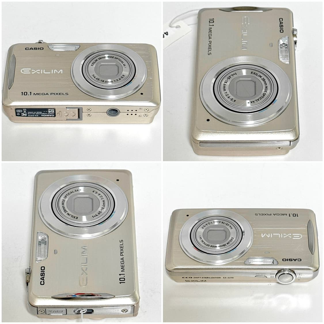 카시오 엑슬림 Z270 샴페인골드 빈티지디카 상품이미지6