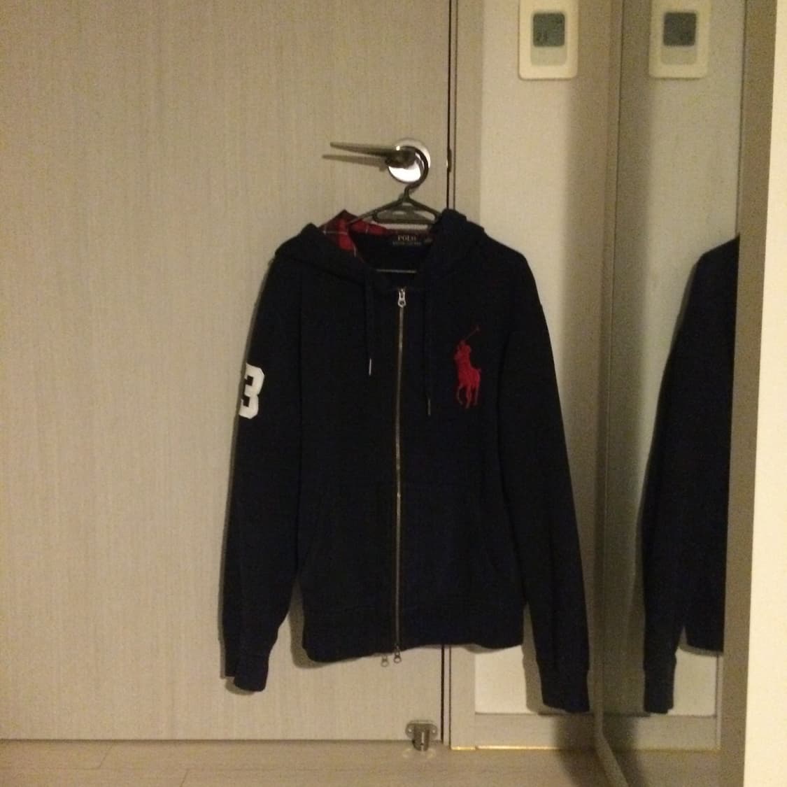 폴로 빅포니 네이비 후드집업 상품이미지1