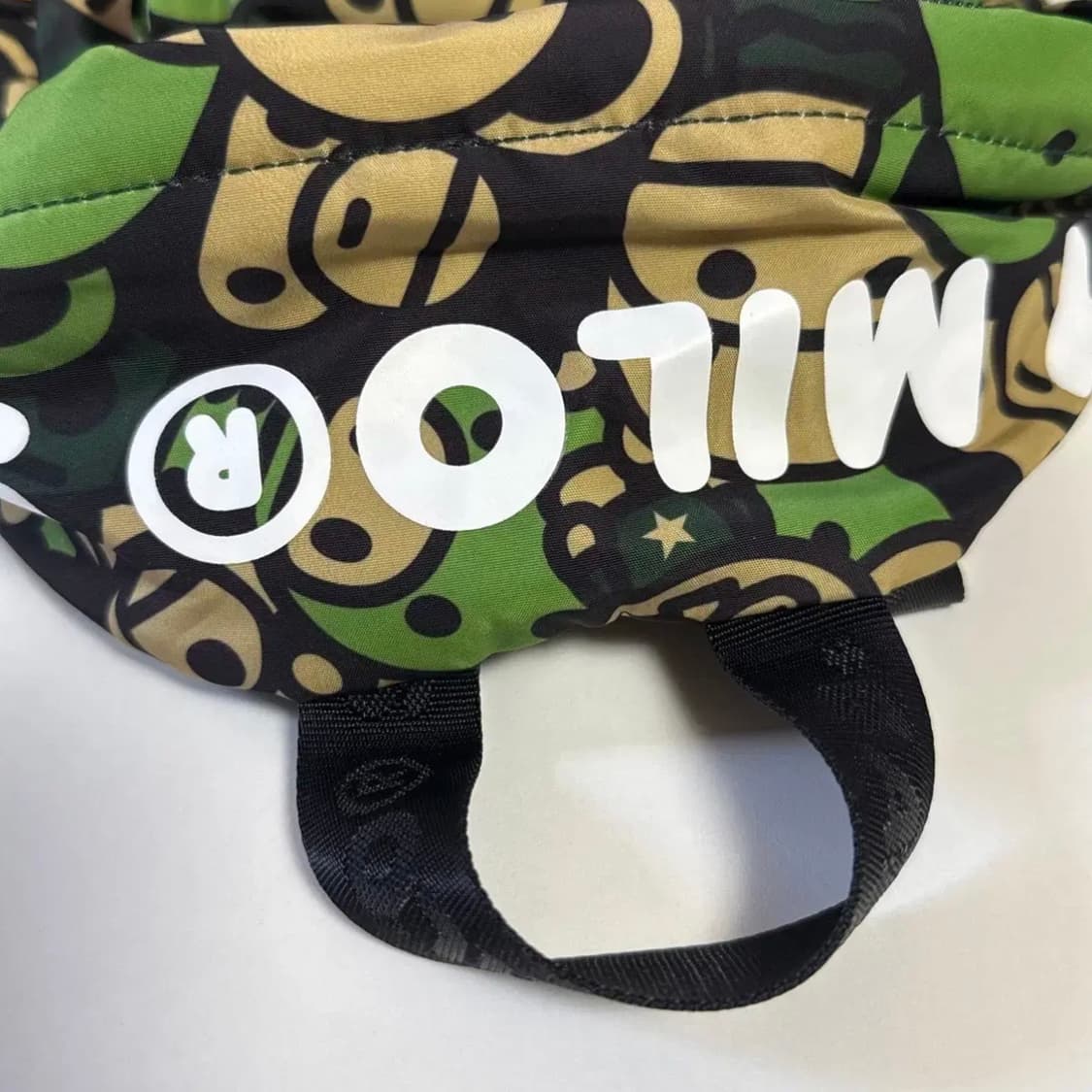 베이프 가방 베이비 마일로 미니 소프트 백팩 그린 상품이미지5