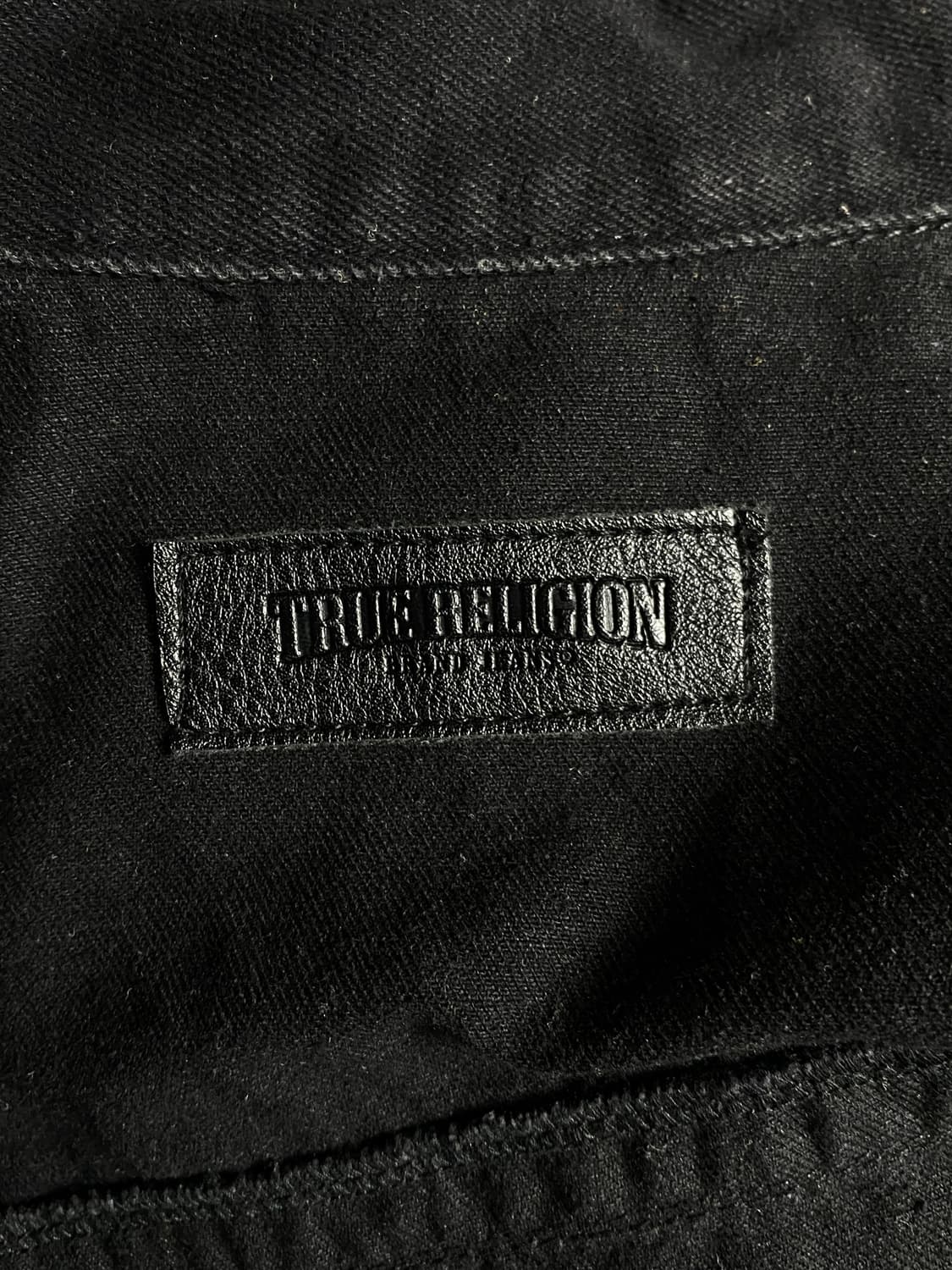 트루릴리전 블랙 데님 자켓 XL 상품이미지8