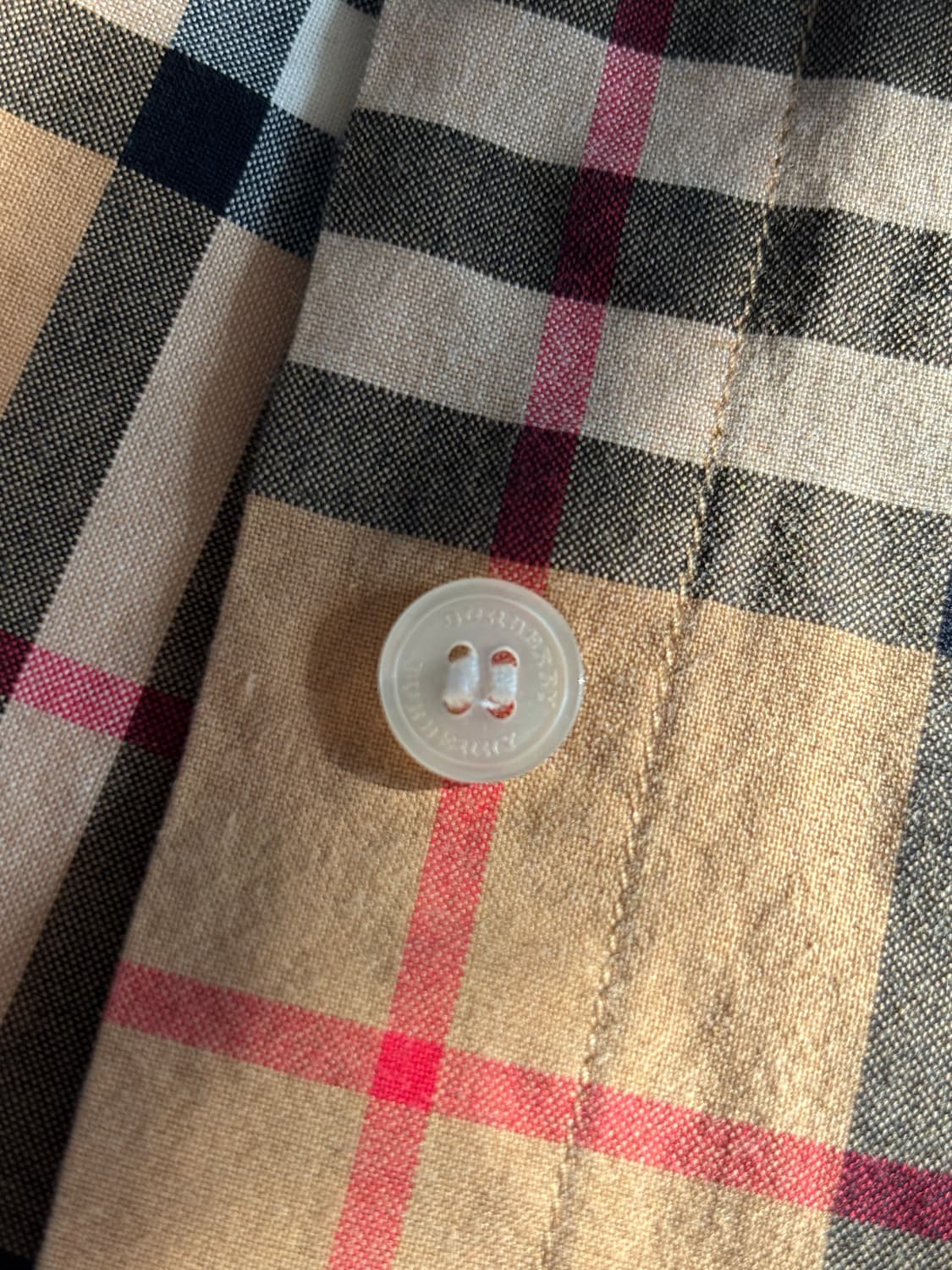 Burberry 버버리 릴렉스드 핏 체크 셔츠  상품이미지5