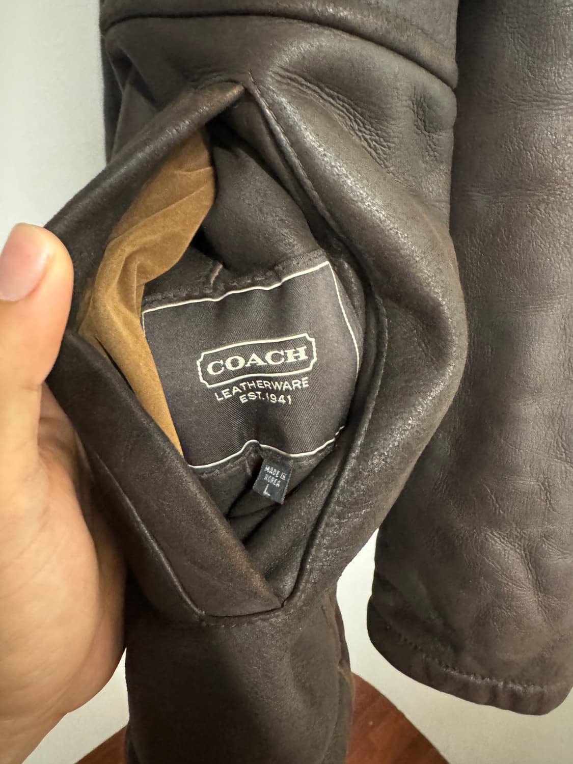 [L]Coach leather mouton jacket 상품이미지4