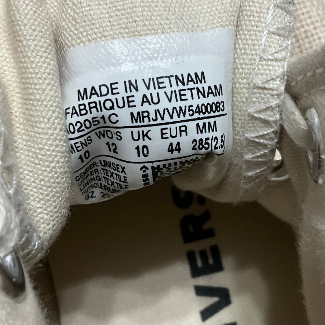 스투시 컨버스 척70 아이보리 285 상품이미지9