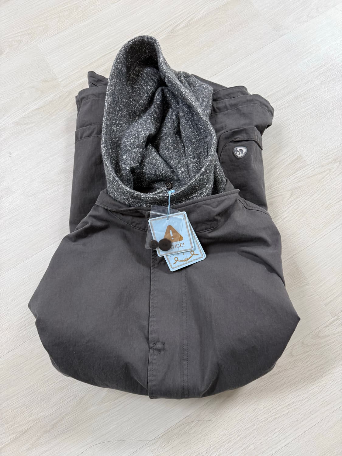 코이세이오 야상 머드차콜 상품이미지2