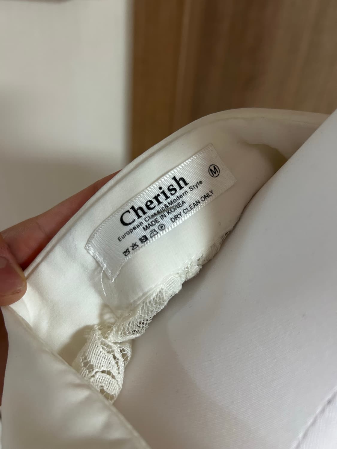 오네걀 히메걀 고스 화이트 고딕 레이스 시스루 블라우스 상품이미지4