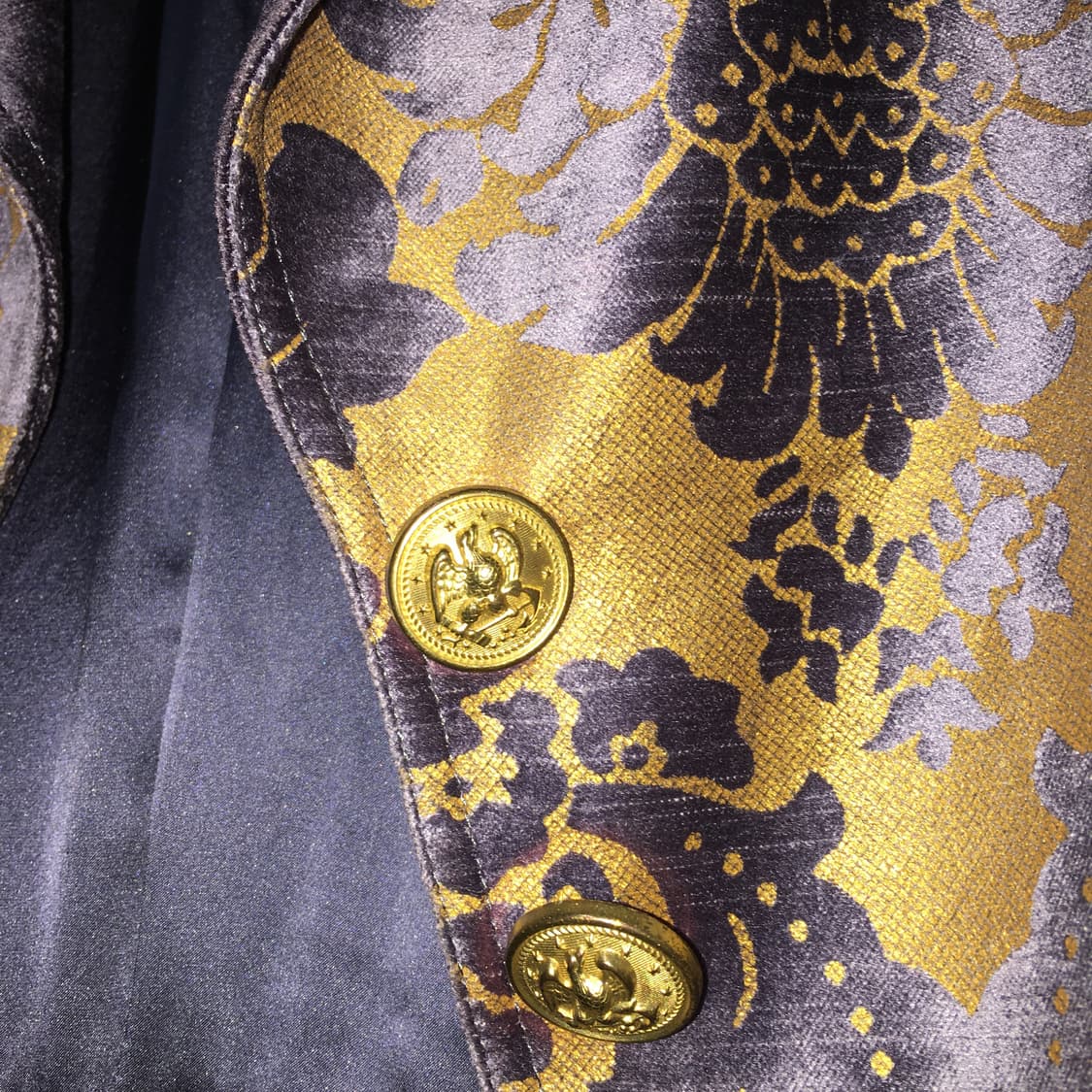 피에르 발망 바로크 자카드 벨벳 밀리터리 롱 자켓 상품이미지8