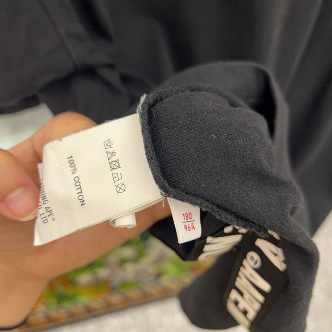 베이프 에이프 오버핏 언발란스 포켓 반팔티 100 C05104  상품이미지5
