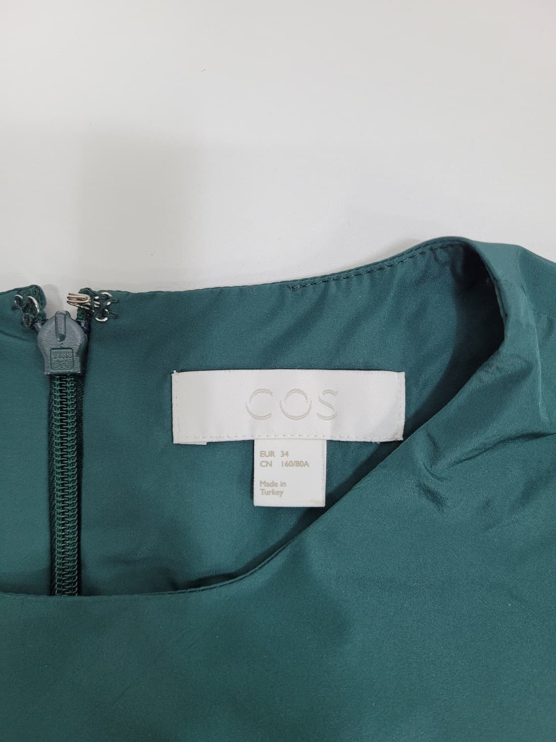 COS 코스 볼륨 슬리브 미니 드레스 원피스 / 여 160-80A  상품이미지8