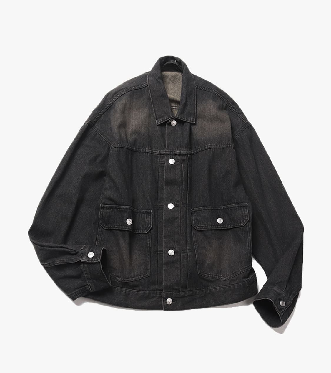FREAK’S STORE - DYING DENIM JACKET 상품이미지1