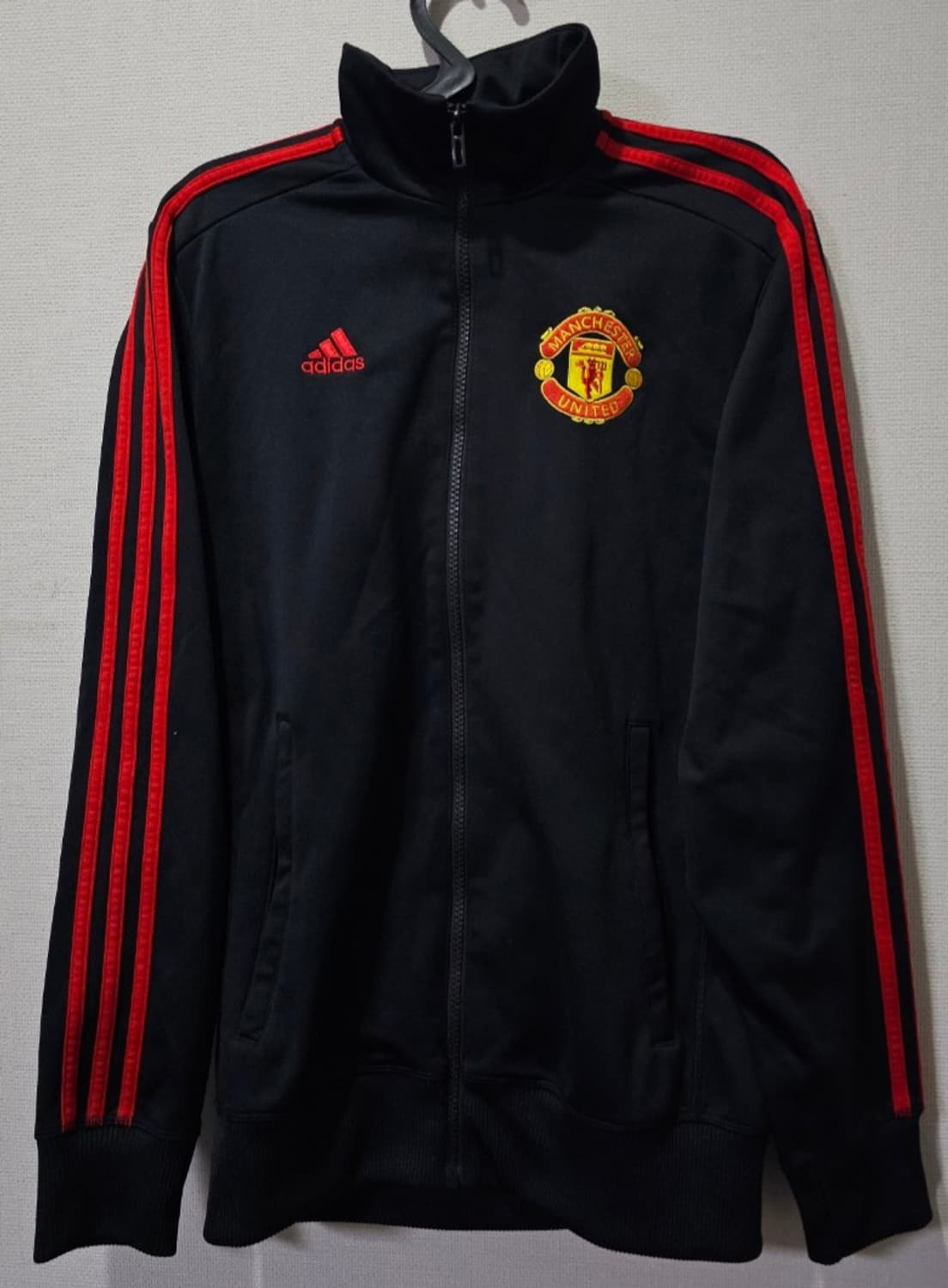 아디다스 맨유 검빨 트랙탑 저지 져지집업 90/S 상품이미지1