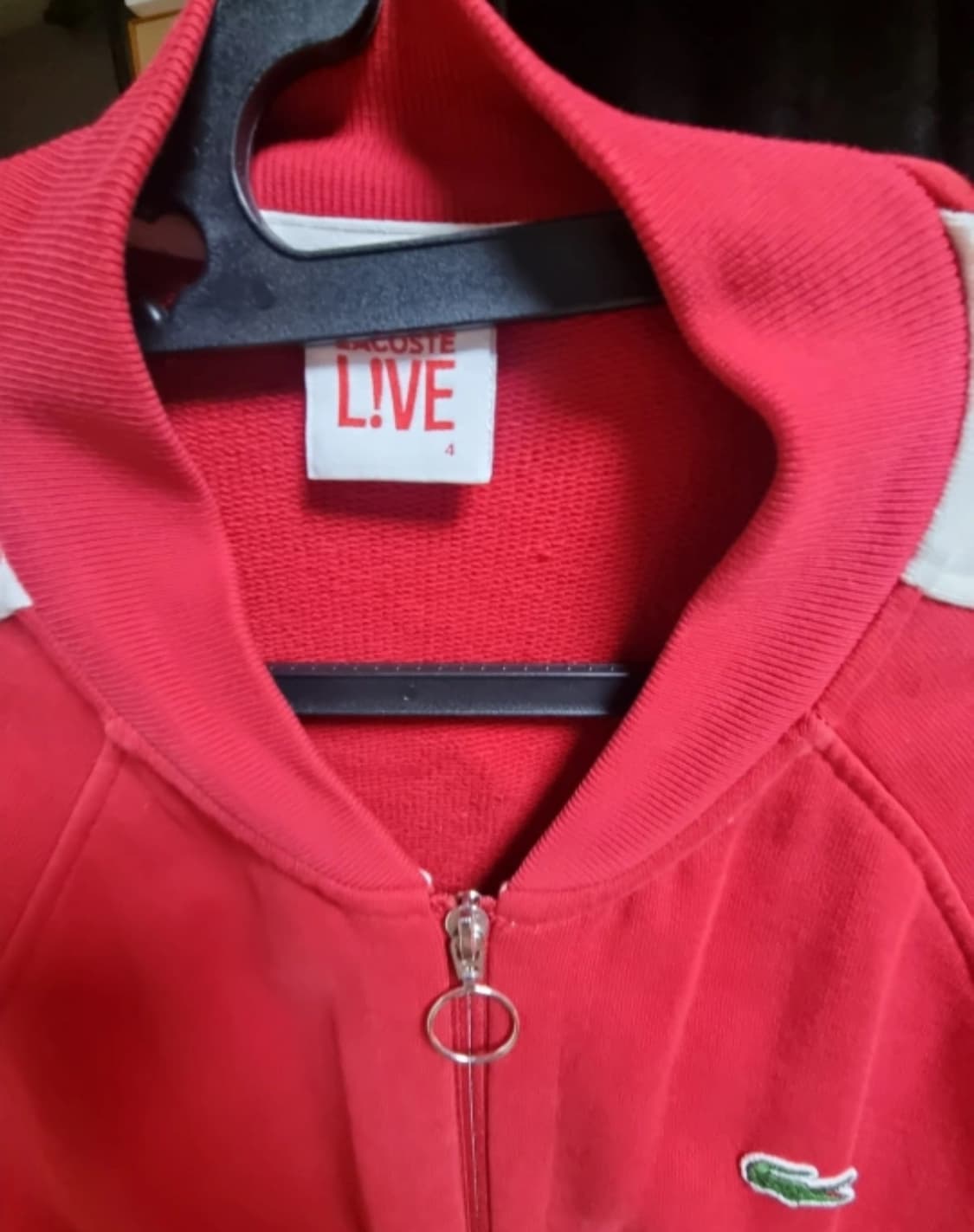 라코스테 라이브 레드 트랙탑 상품이미지2