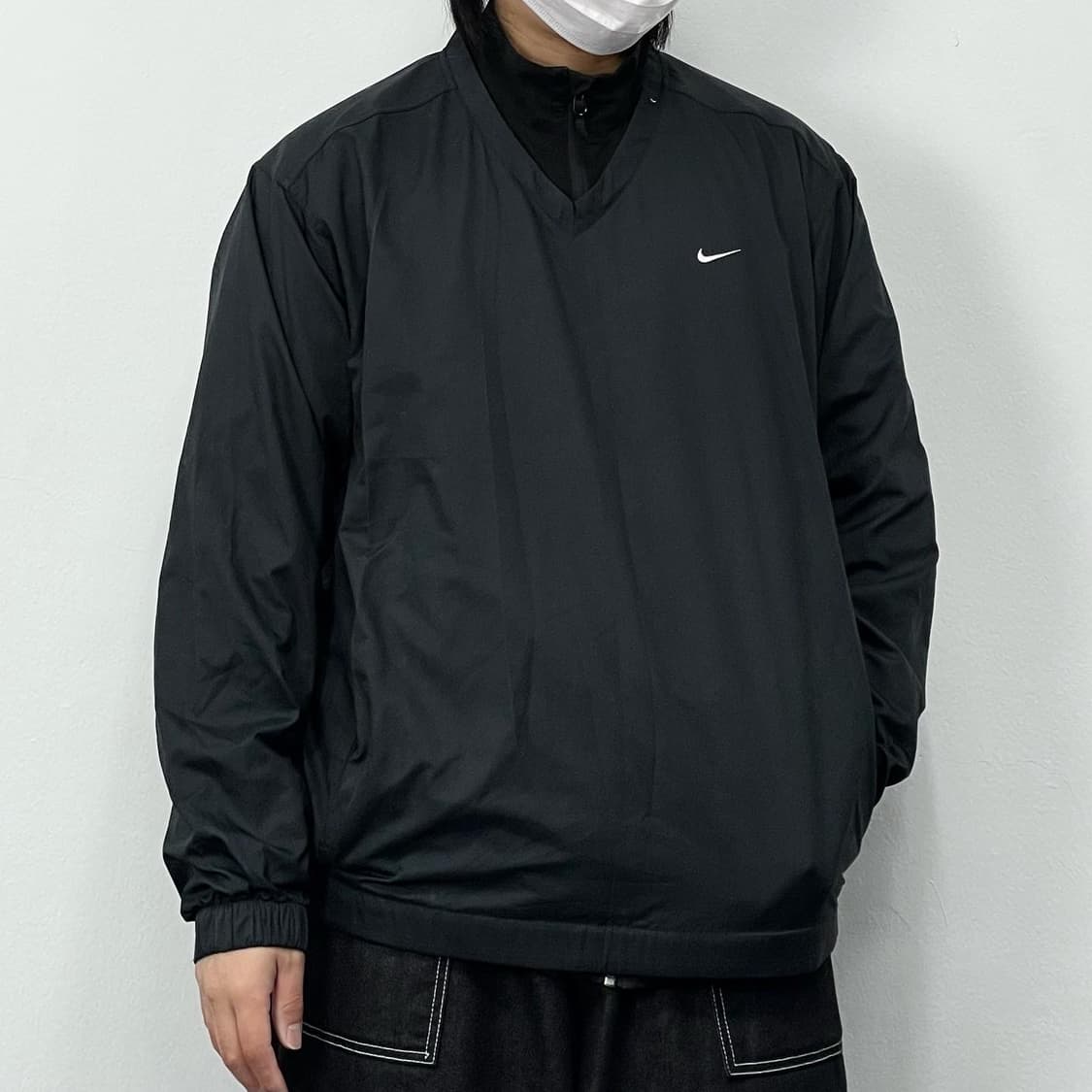 XL 나이키 스우시 오버사이즈 블랙 웜업 상품이미지3