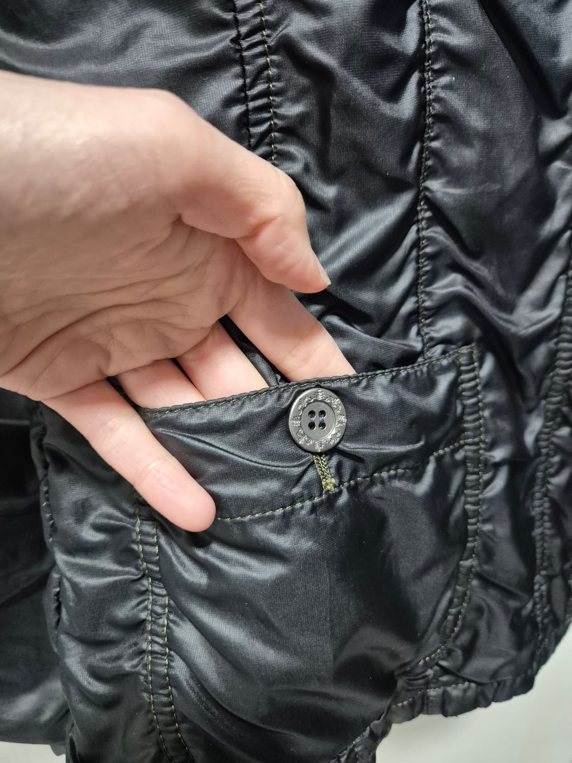 (타임세일)JPN VTG. 블랙 셔링 바람막이 점퍼 상품이미지6