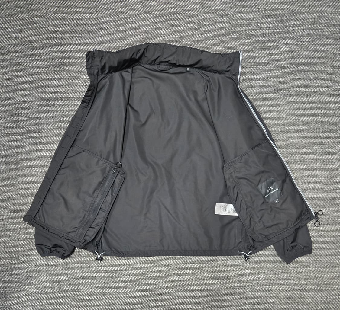 아르마니 익스체인지 남성 레귤러 핏 스탠드 칼 라 시즌 코트 8NZB07 상품이미지3