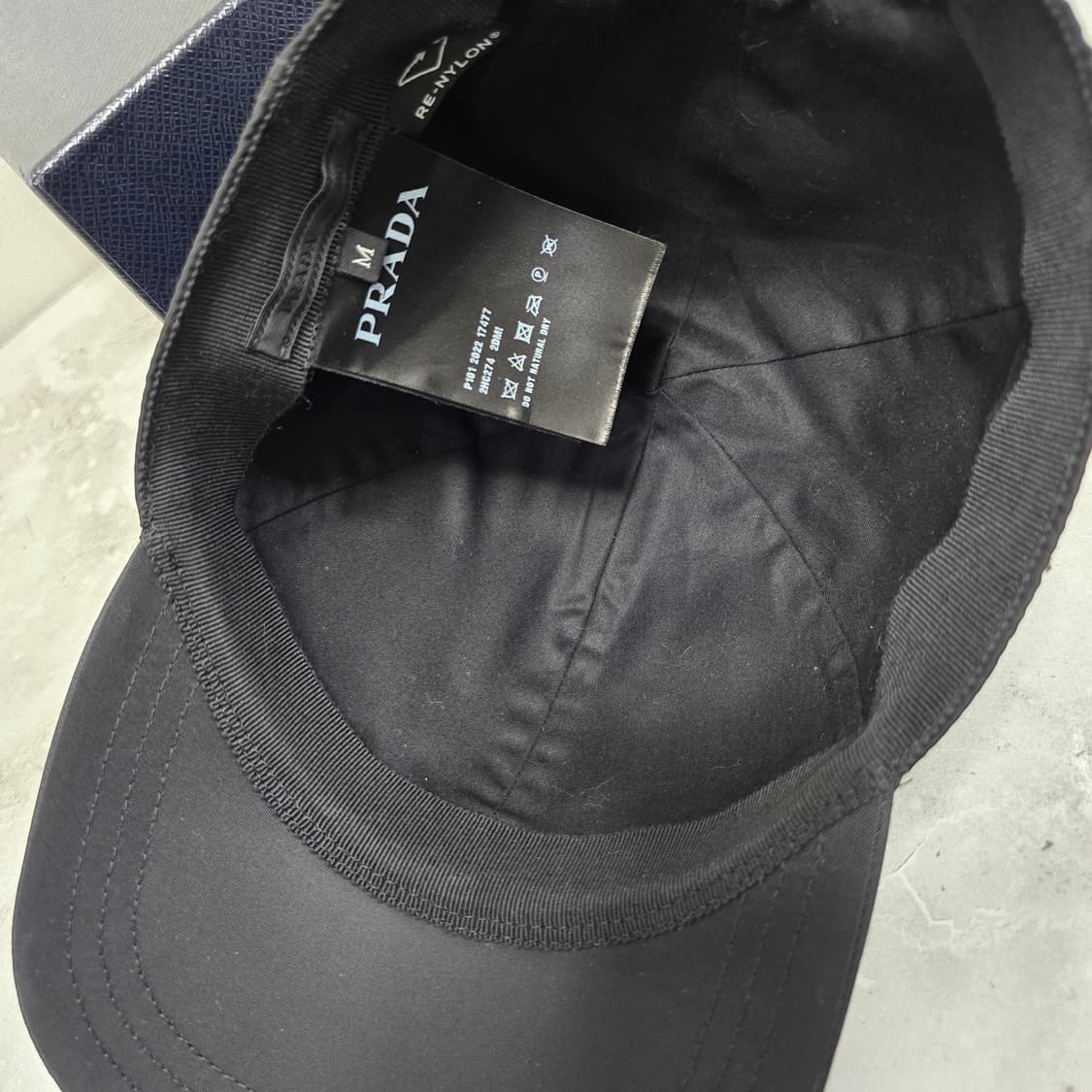프라다 리나일론 볼캡 모자 m사이즈 판매 상품이미지6
