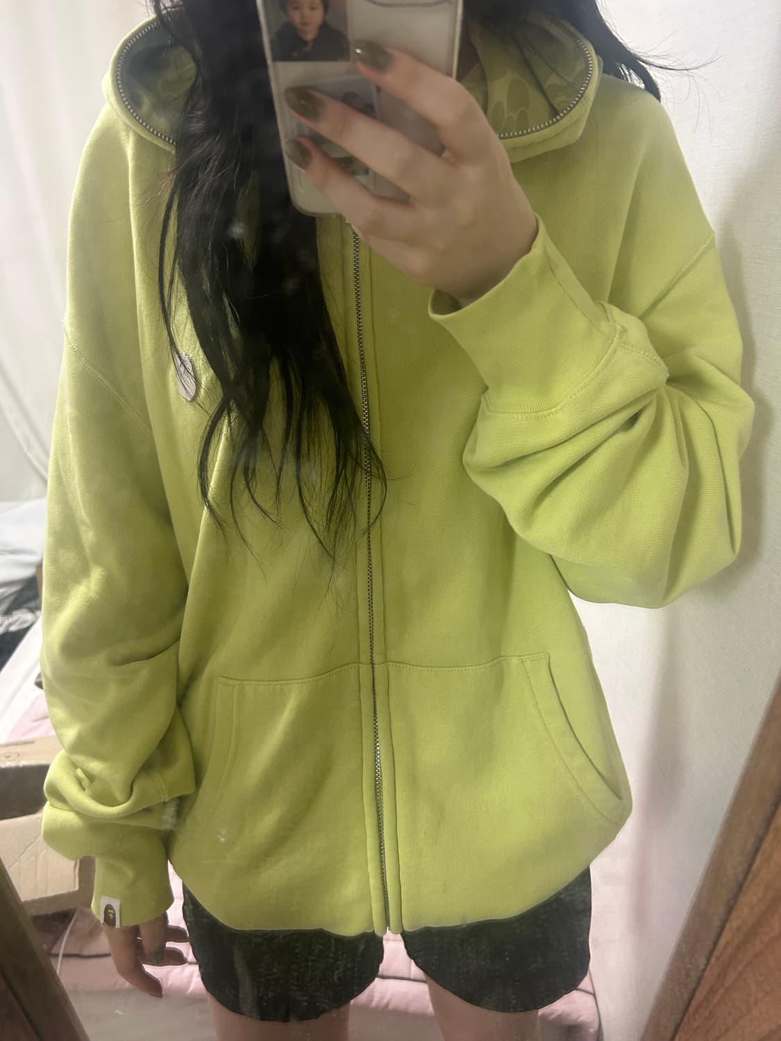 원포인트 베이프 후드집업 정품 상품이미지9