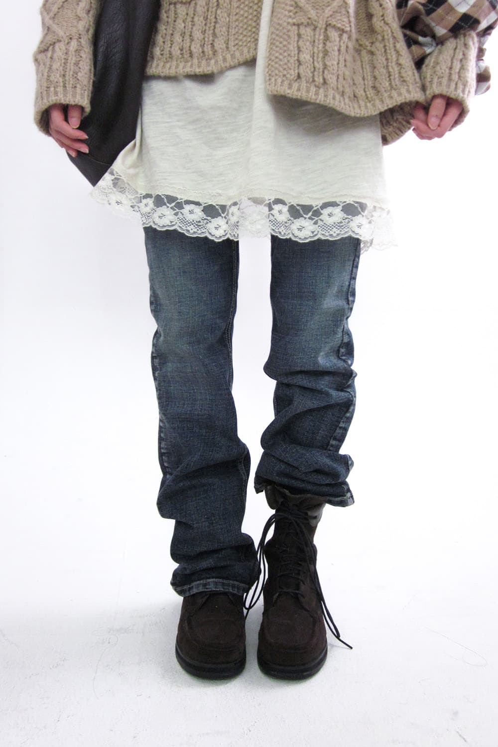 히피디피 팬츠 embroidery slim jeans 상품이미지1