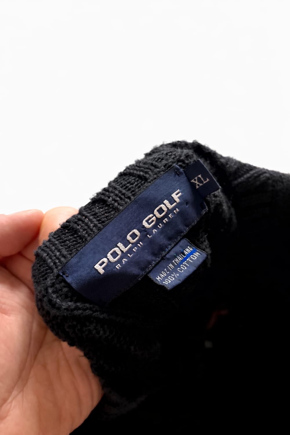 90's 폴로 골프 코튼 케이블 니트 XL(105~108) 상품이미지7