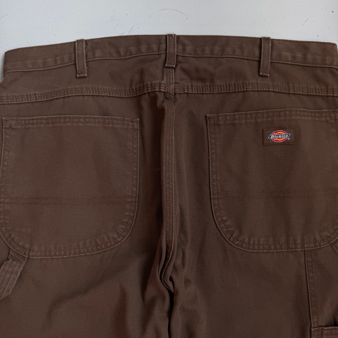 디키즈 OG 카펜처 덕캔버스 와이드 워크팬츠 브라운 상품이미지5