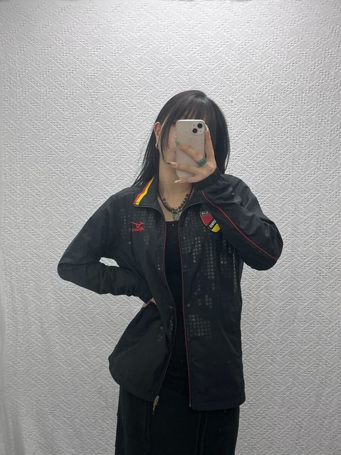 미즈노 풋볼클럽 올드스쿨 키치 바람막이 자켓 M C09187 상품이미지1