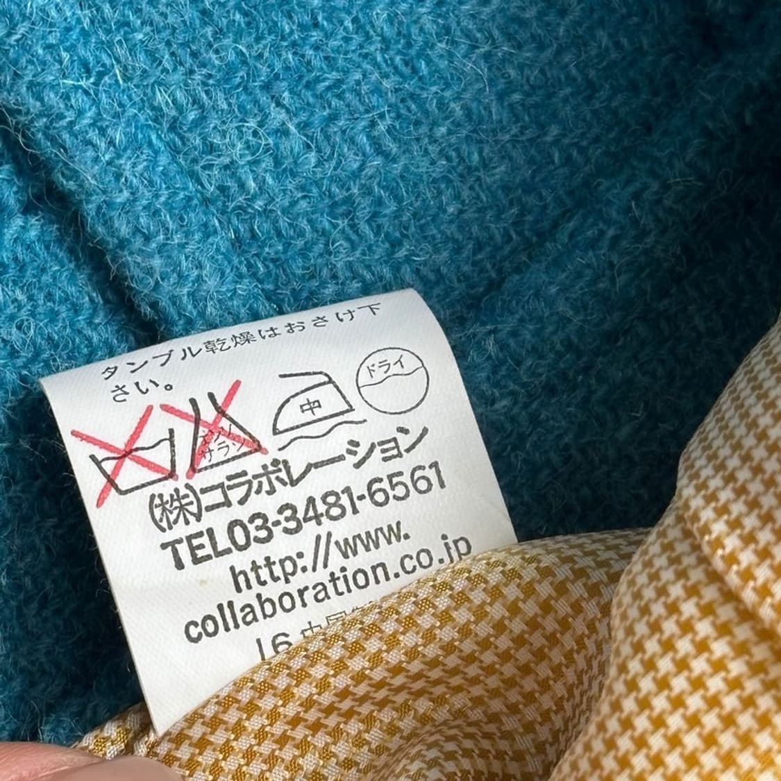 HARRIS TWEED 100% 울 블레이져 블루 100 상품이미지5