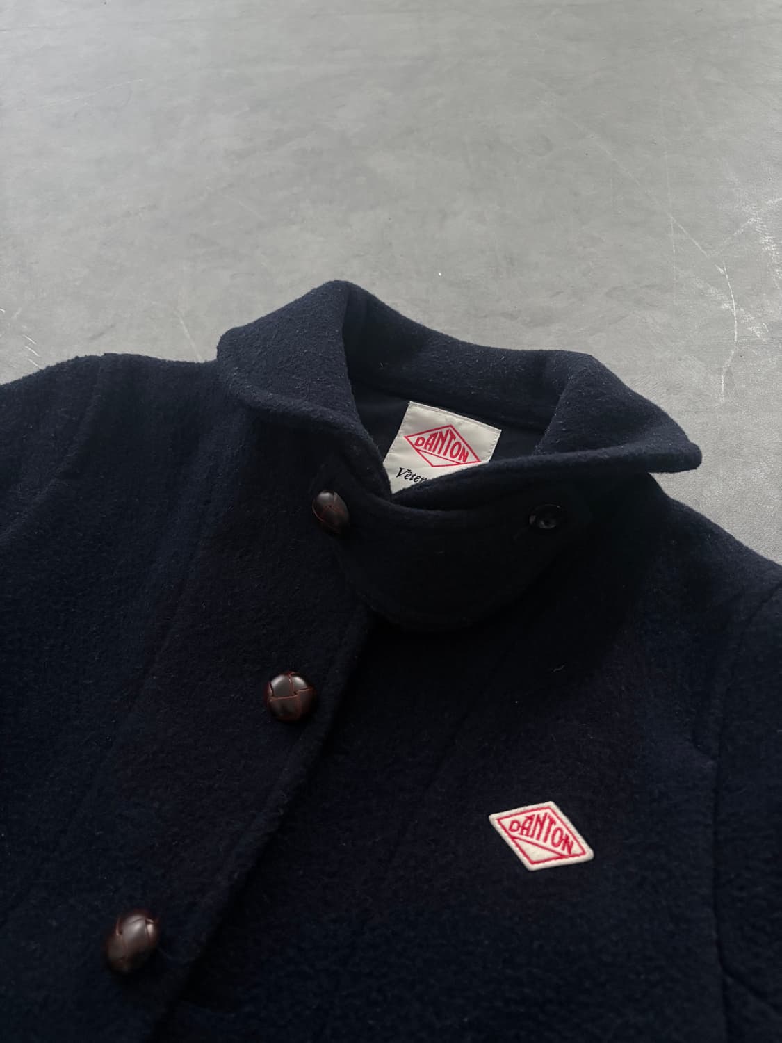 DANTON 단톤 네이비 울 카라 자켓 상품이미지8