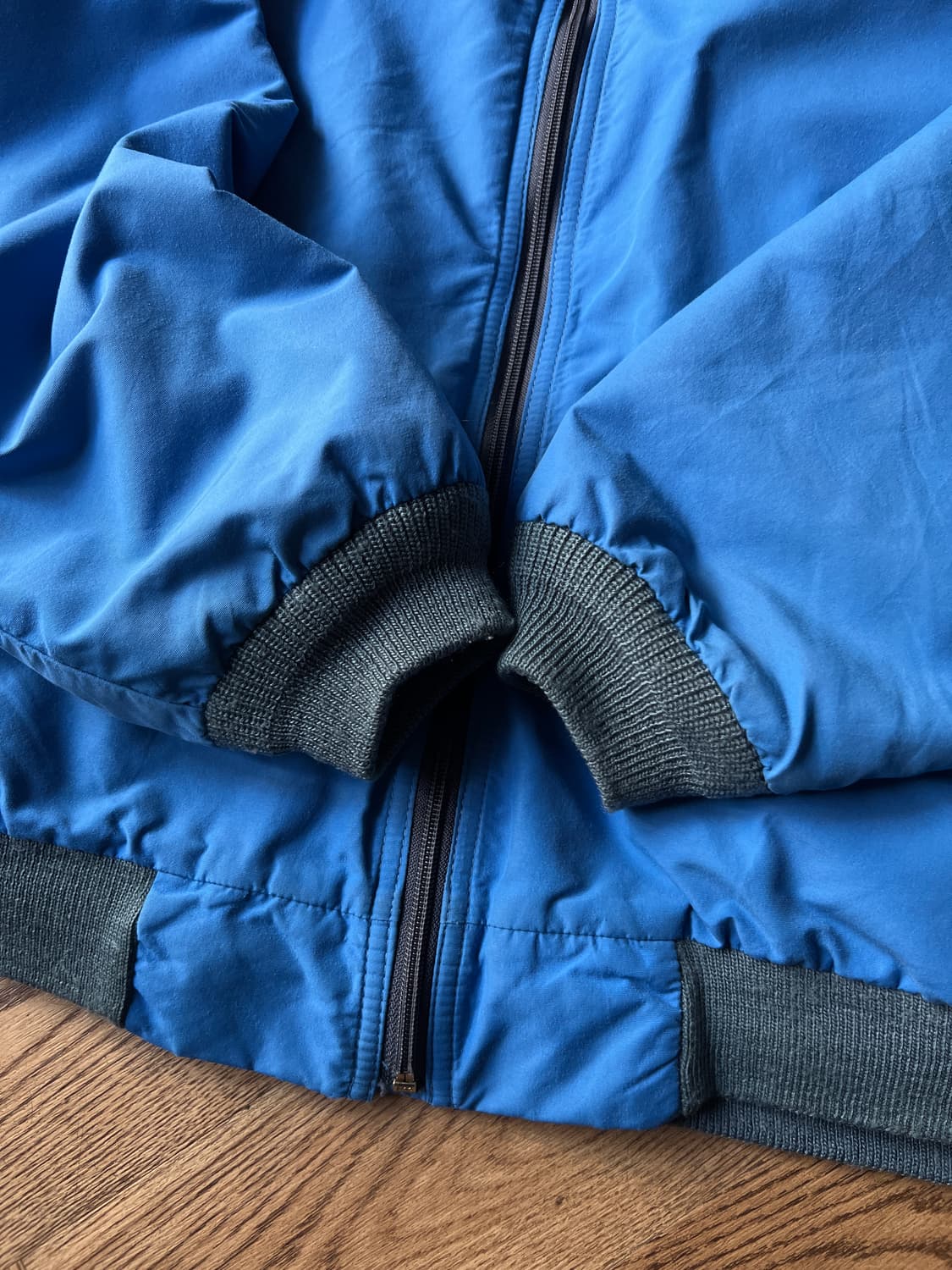 [XL]90's 엘엘빈 Made in USA 나일론 쉘드 웜업 자켓 상품이미지5