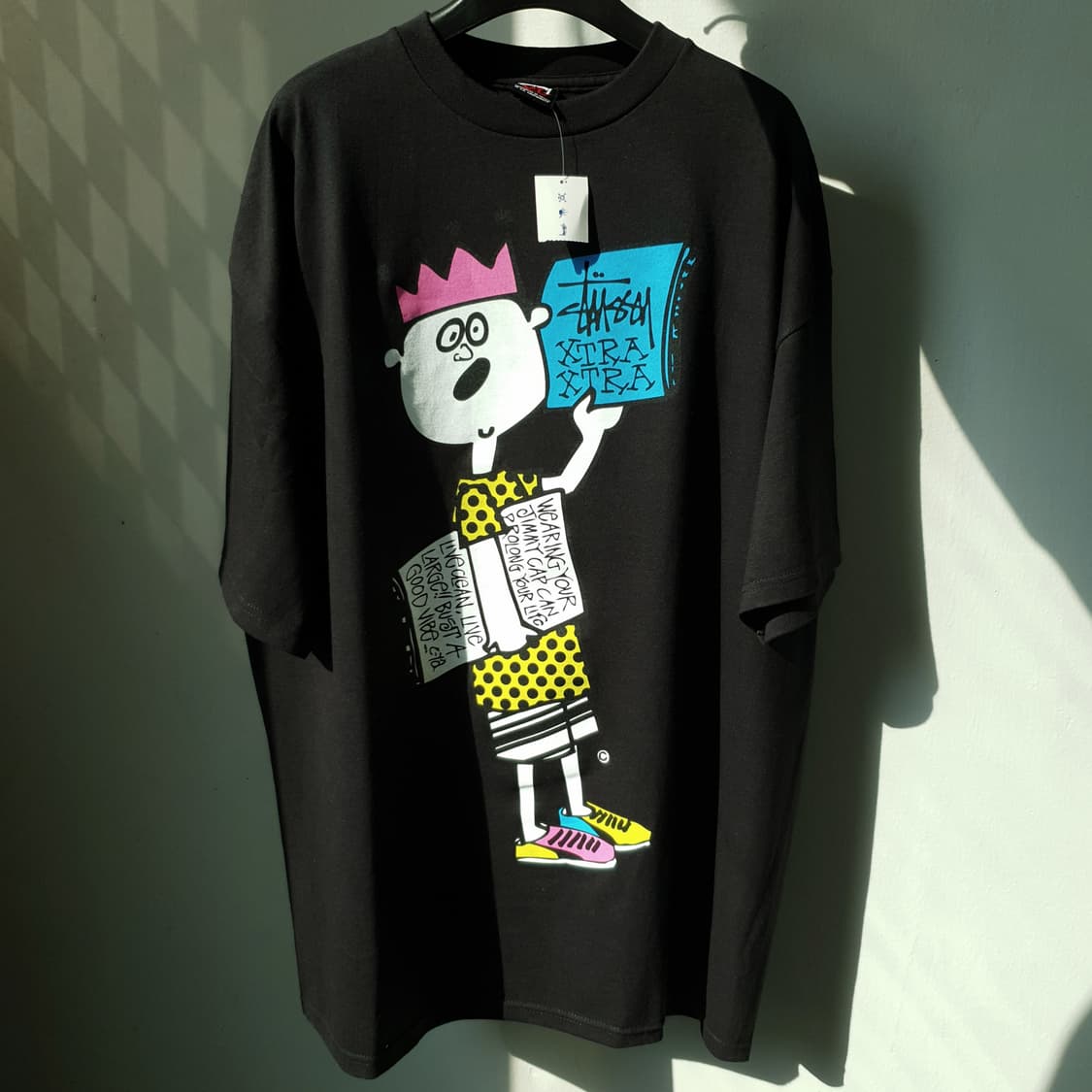 00, 90s STUSSY print tee 상품이미지1