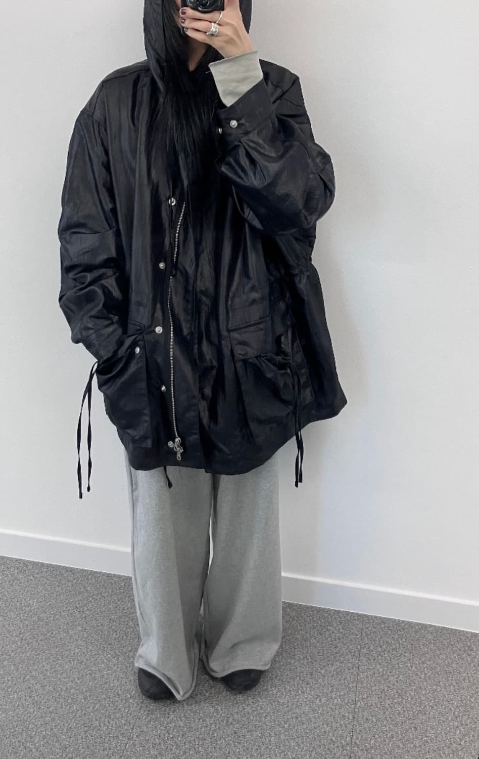 낫띵에브리띵 RELAXED WIDE-LEG SWEATPANTS 상품이미지6