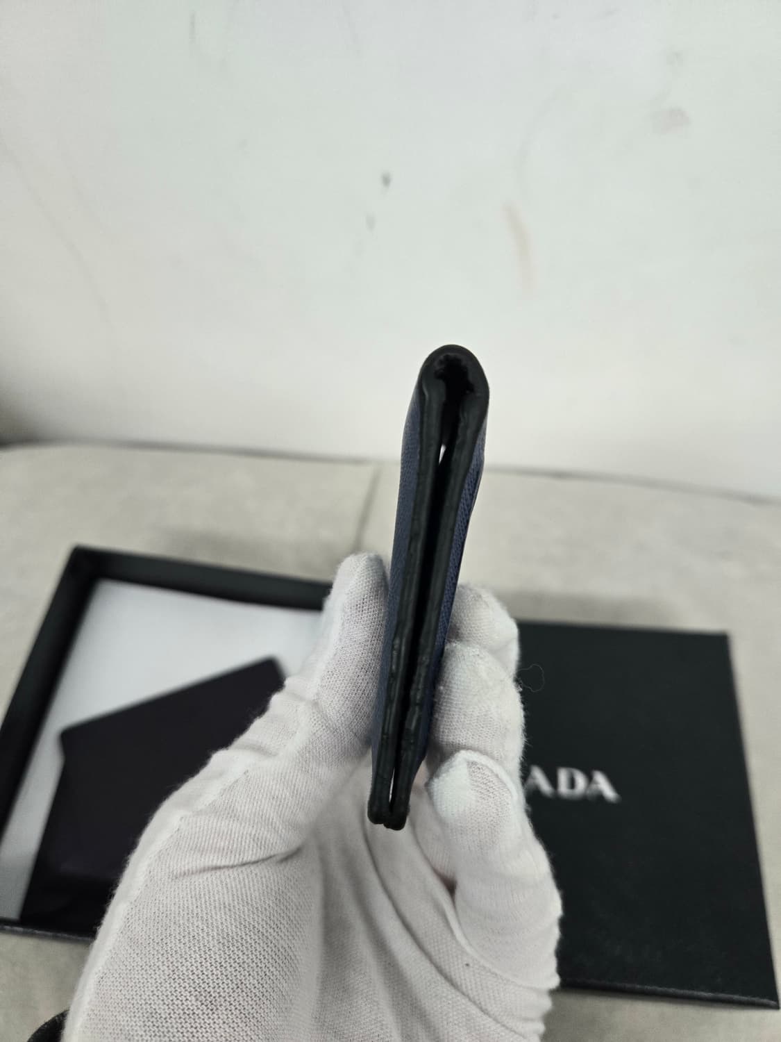 [보증서 정품] 프라다 빅로고 카드지갑 상품이미지4