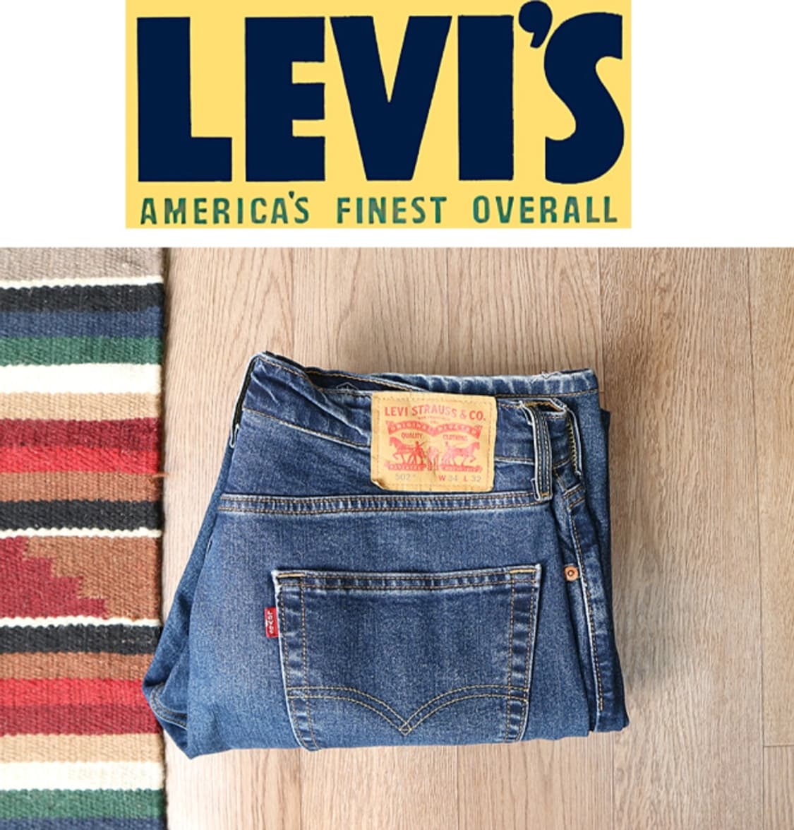  levis 리바이스 502 슬림 스트레이트 핏 데님 33 상품이미지1