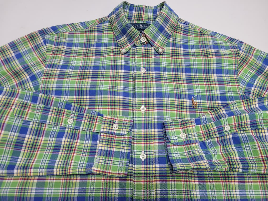 POLO 폴로 랄프로렌 멀티컬러 포니 체크 셔츠 / 남 S 멀티 컬러
 상품이미지4