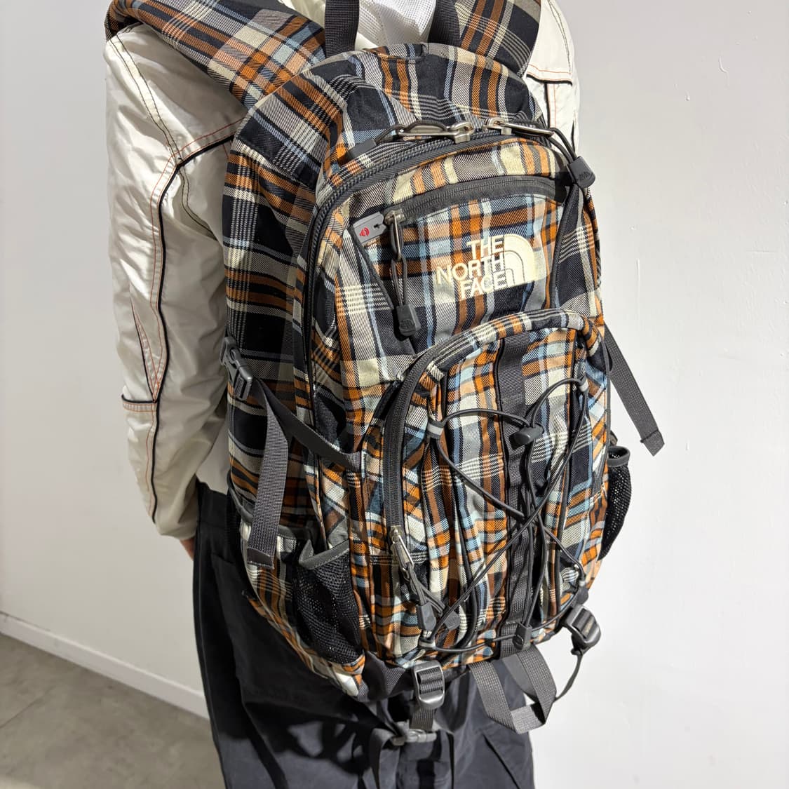 노스페이스 HECKLER 체크 백팩 가방 상품이미지1
