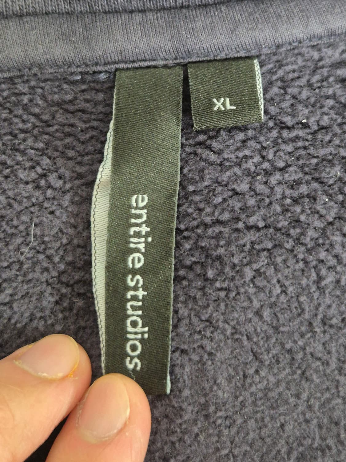 (새상품/XL)엔타이어스튜디오 풀 집 잉크 후드집업 상품이미지3