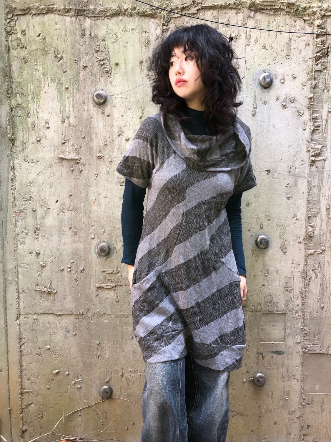 diagonal hood 상품이미지1