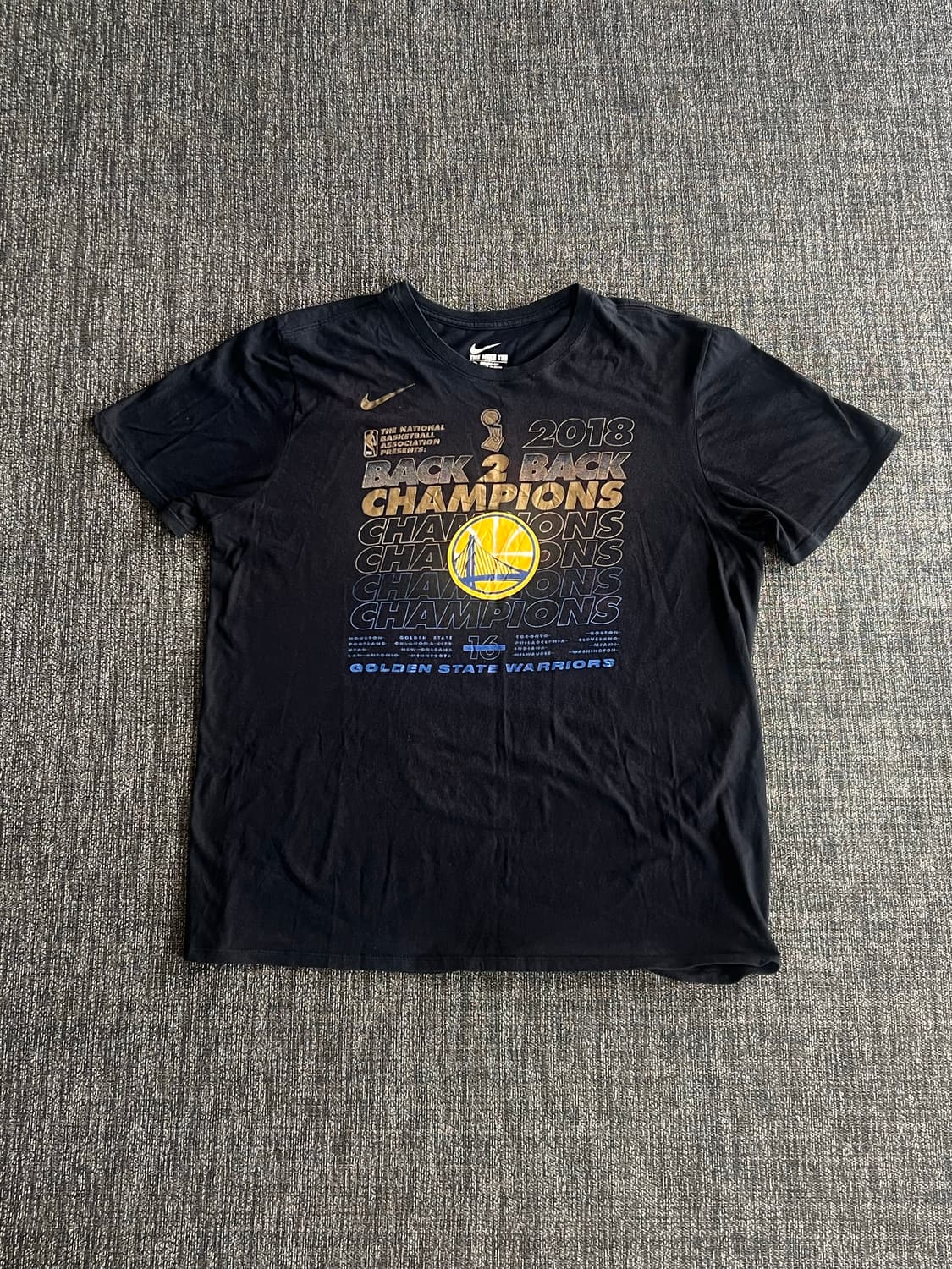 [Nike Golden State 2018 Champion Tshirt] 상품이미지1