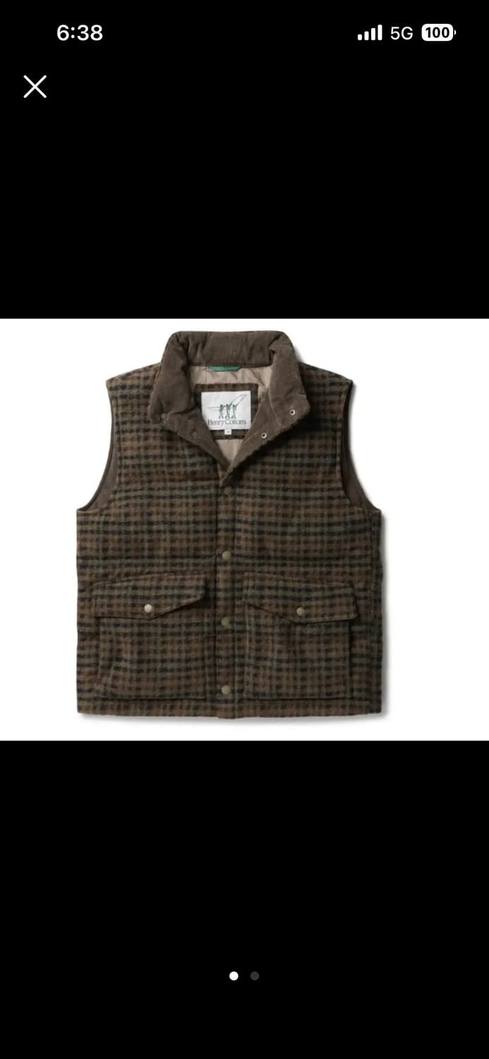 헨리코튼 패딩조끼 상품이미지1