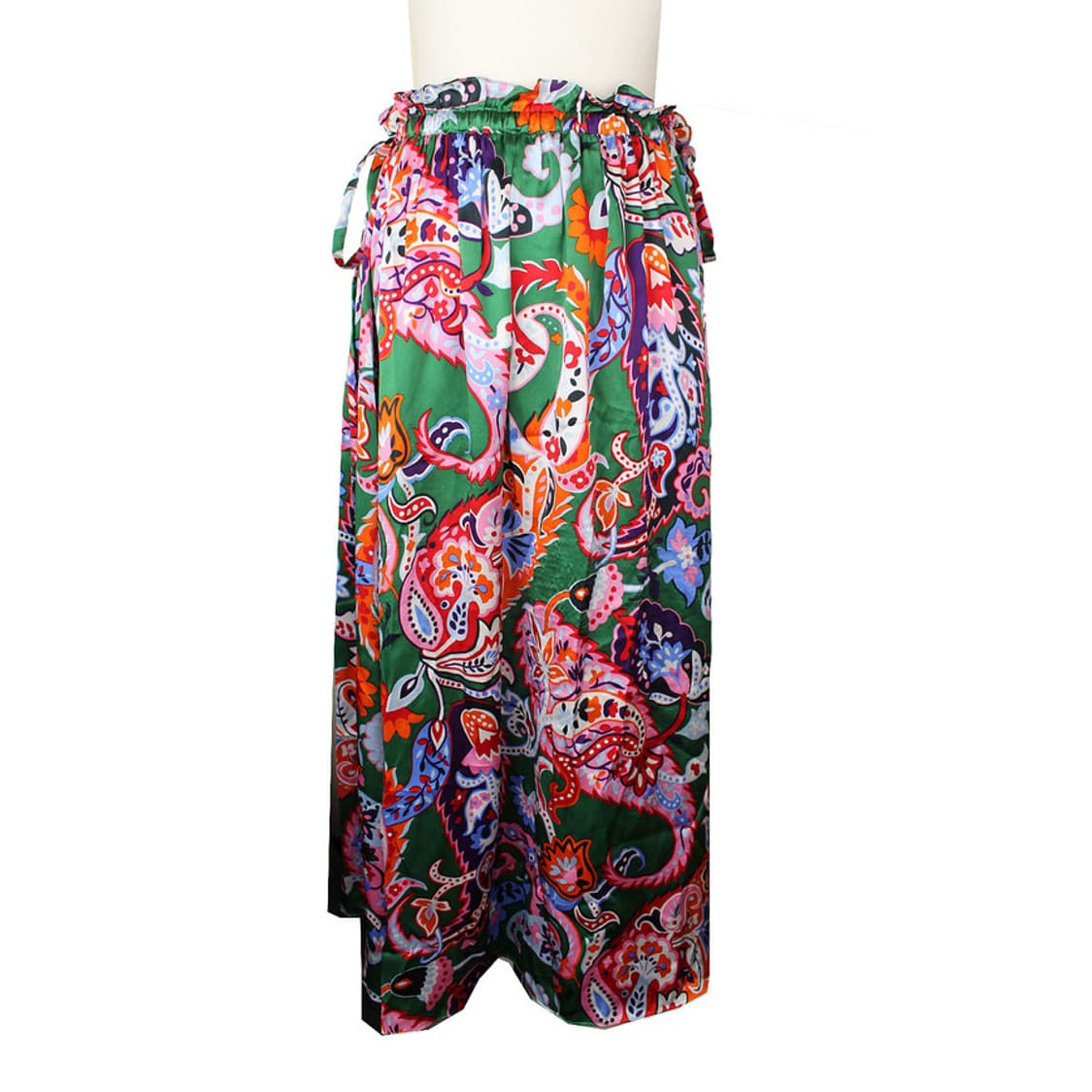 겐조 멀티프린트 실크 밴딩스커트 38 상품이미지3