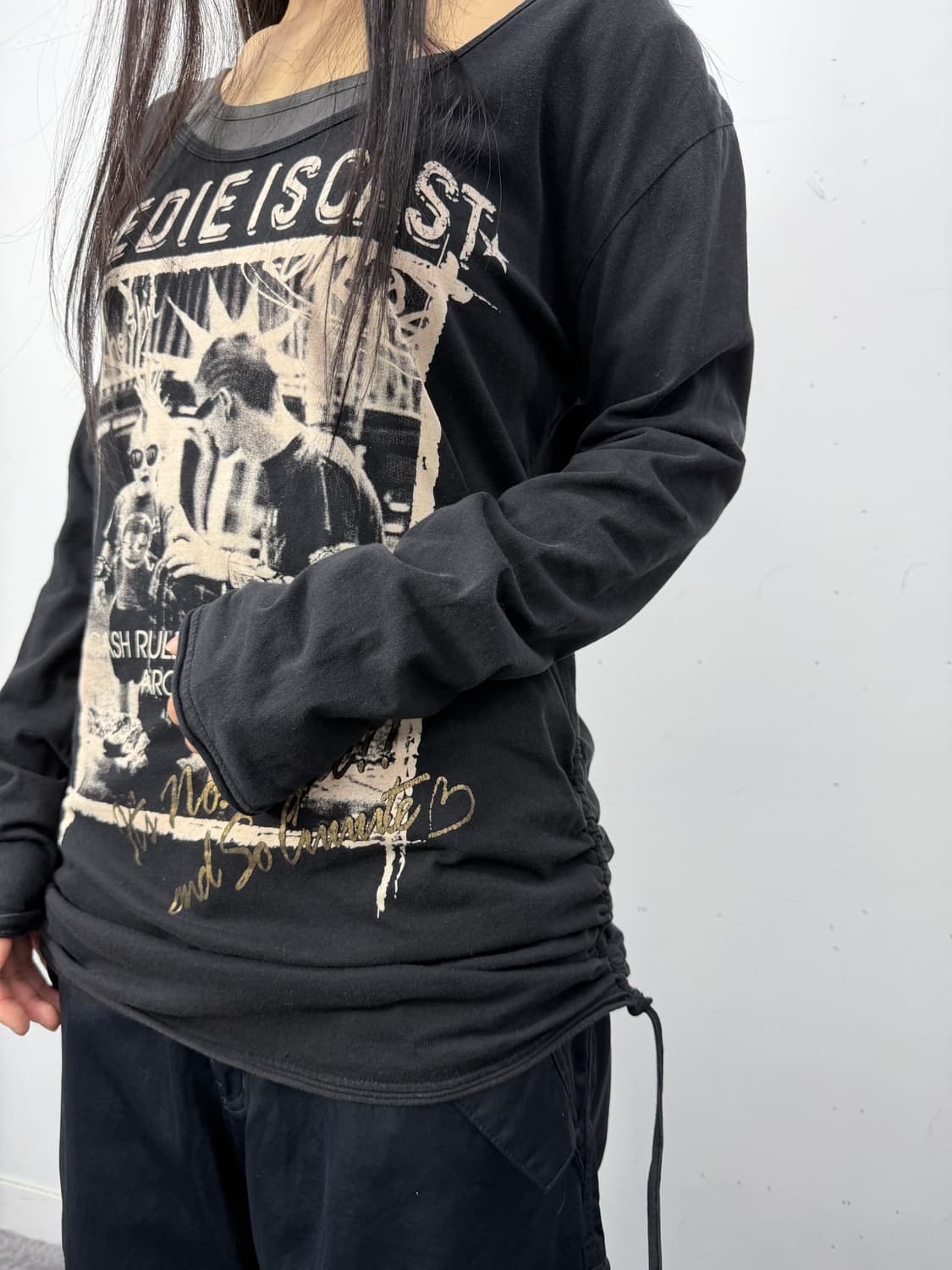 PPFM lace-up long sleeve 상품이미지2