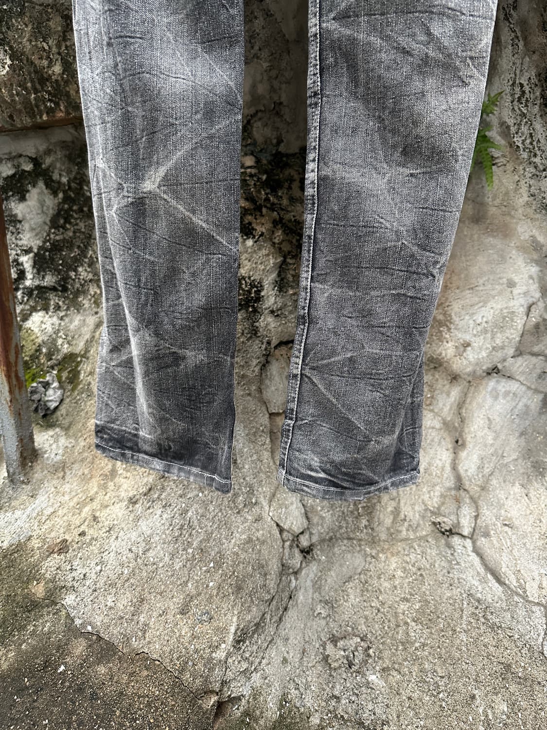 Vintage skull point gray washing jeans 상품이미지10