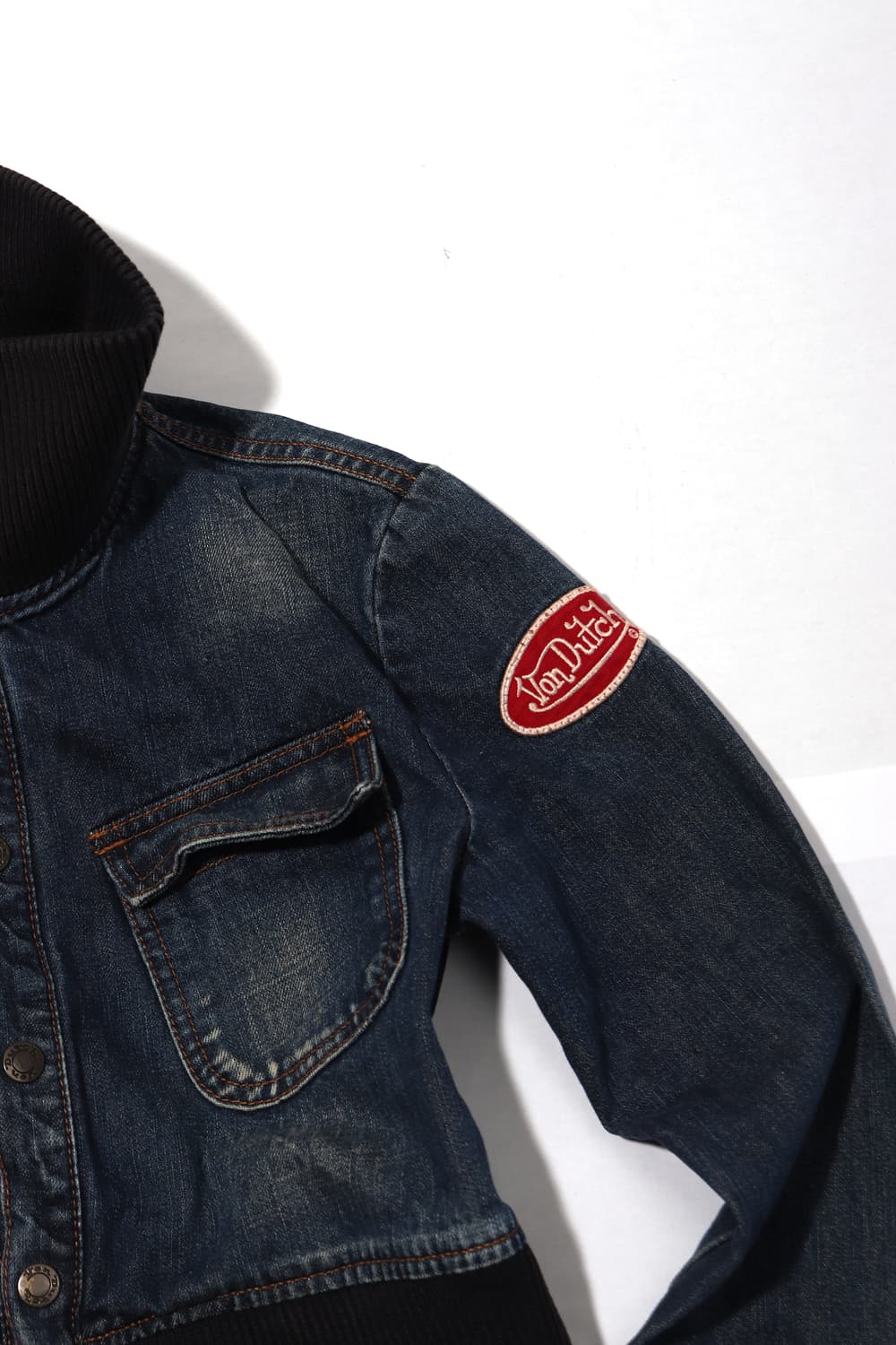 VON DUTCH 데님 프린팅 점퍼 size S 상품이미지4