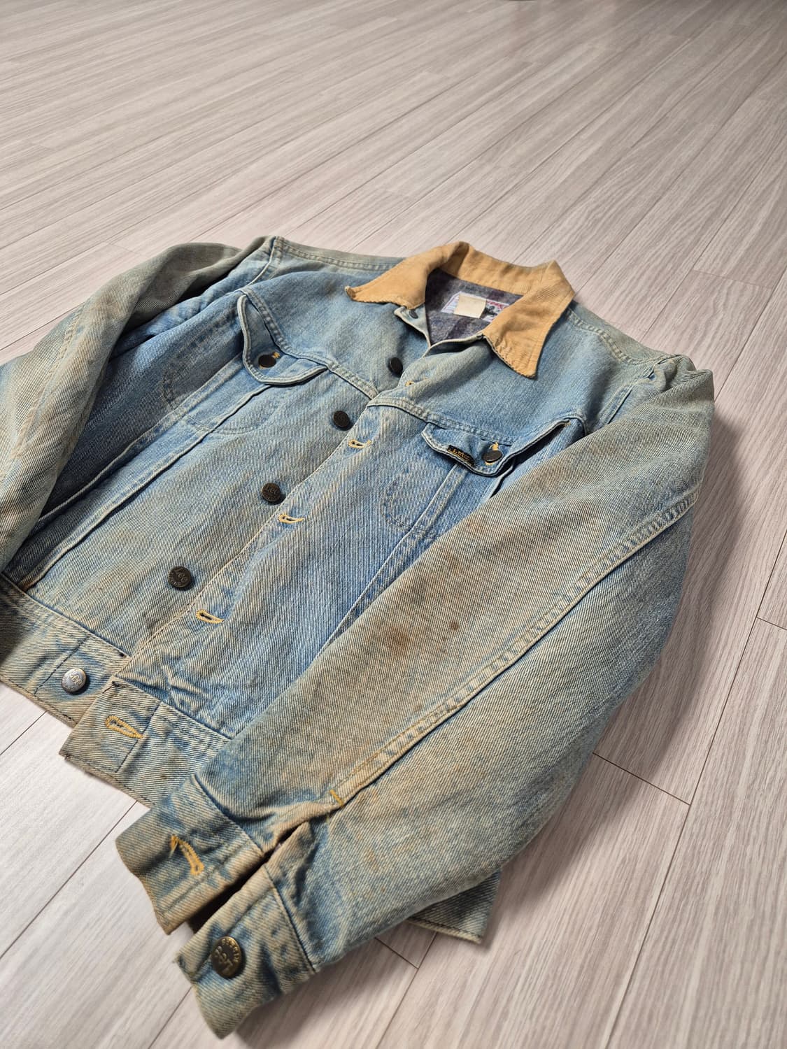 70s USA LEE 리 스톰라이더 101J 데님 자켓 상품이미지3