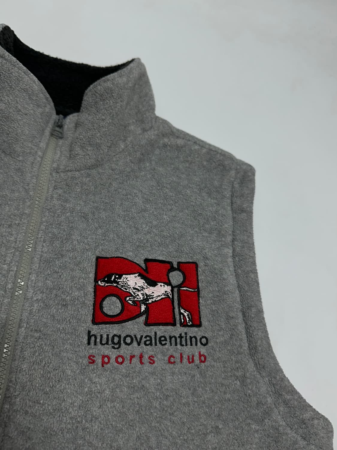 휴고 발렌티노 플리스 조끼 후리스 집업 상품이미지5