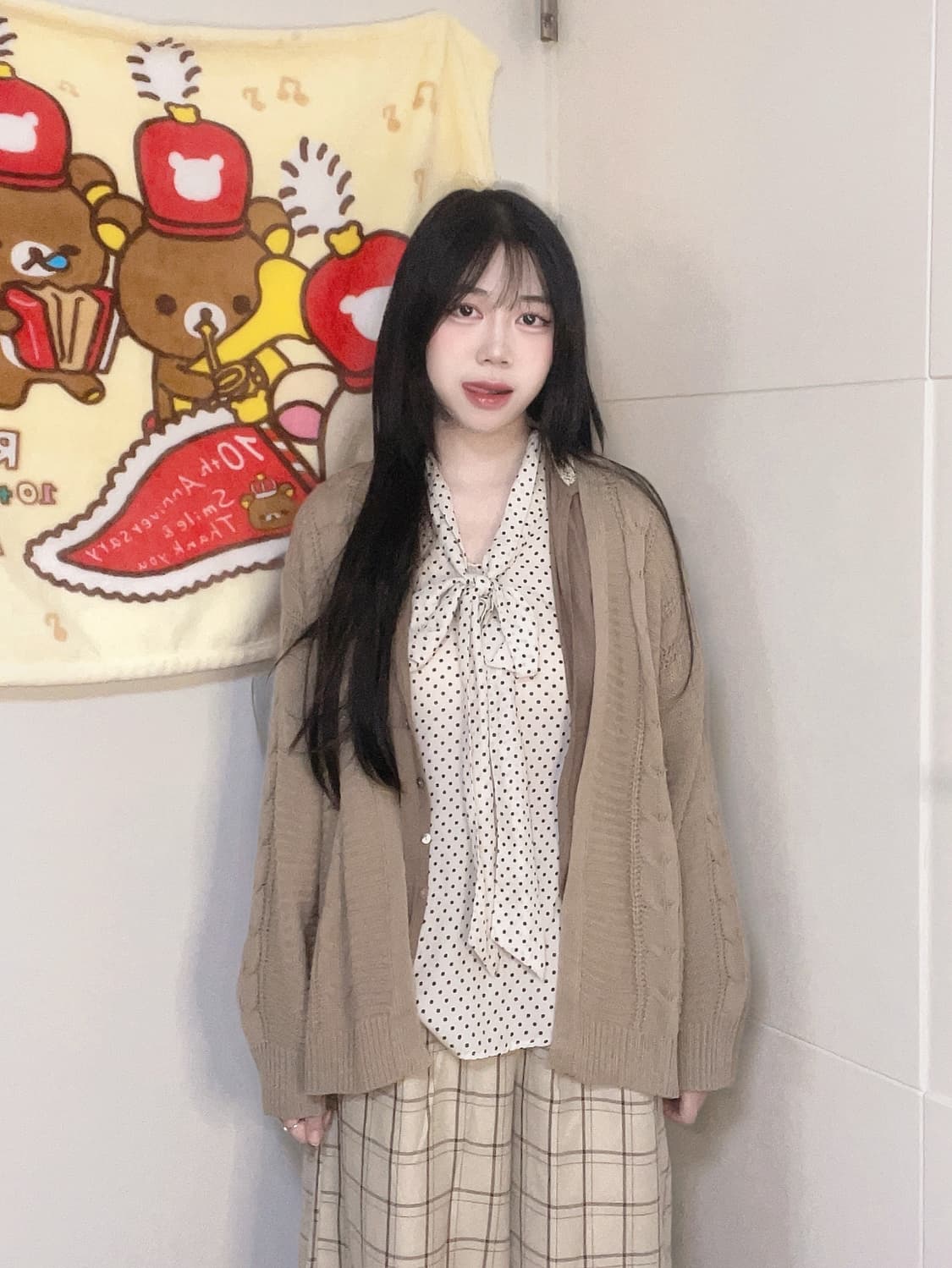 초코 도트 빈티지 모리걸 세트 mori vintage set 상품이미지1