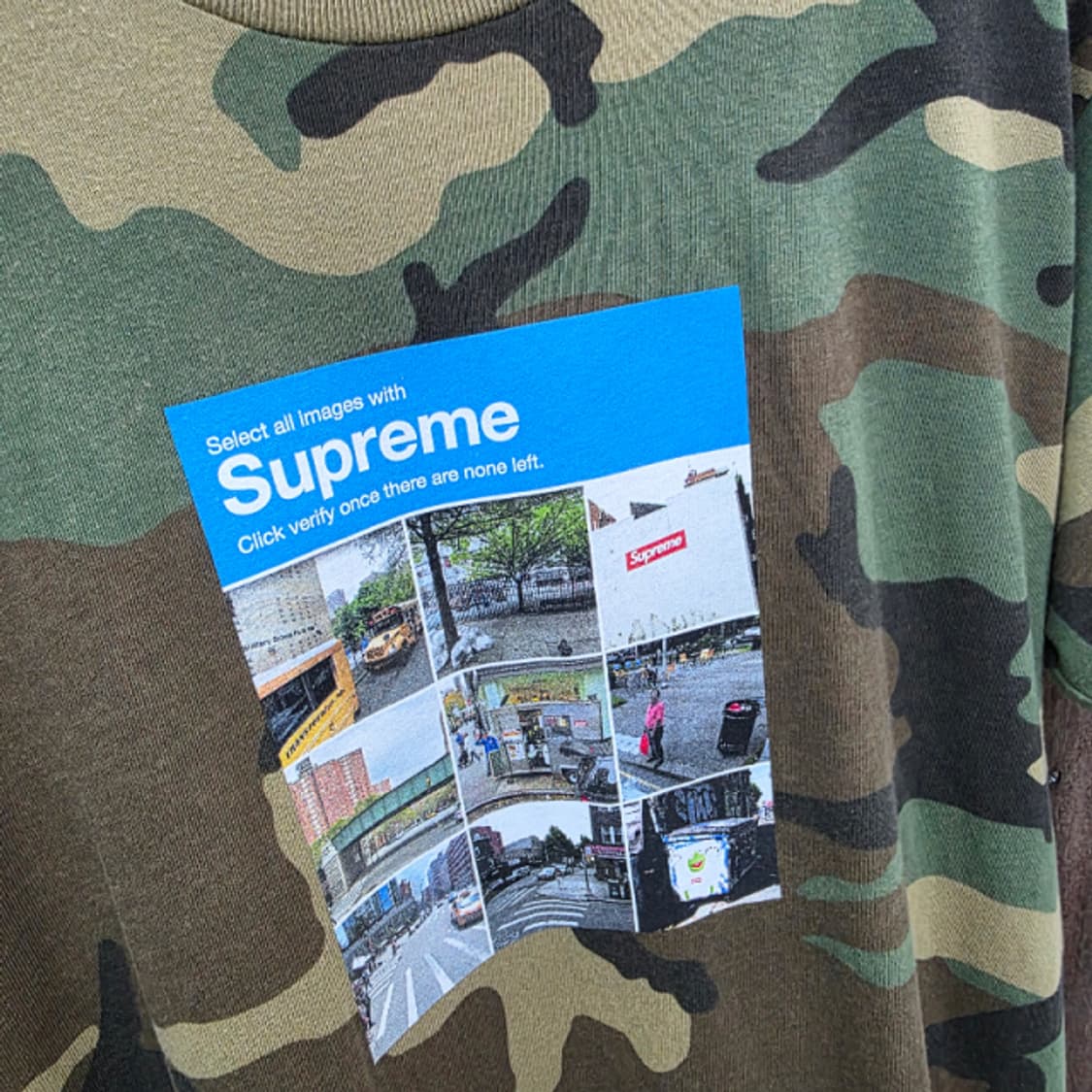 Supreme Verify woodland camo T 상품이미지2