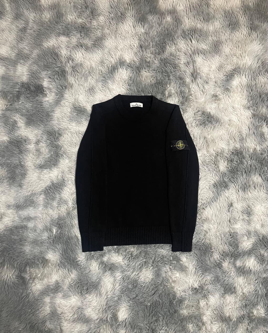 [L size] 스톤아일랜드 니트 블랙 상품이미지1