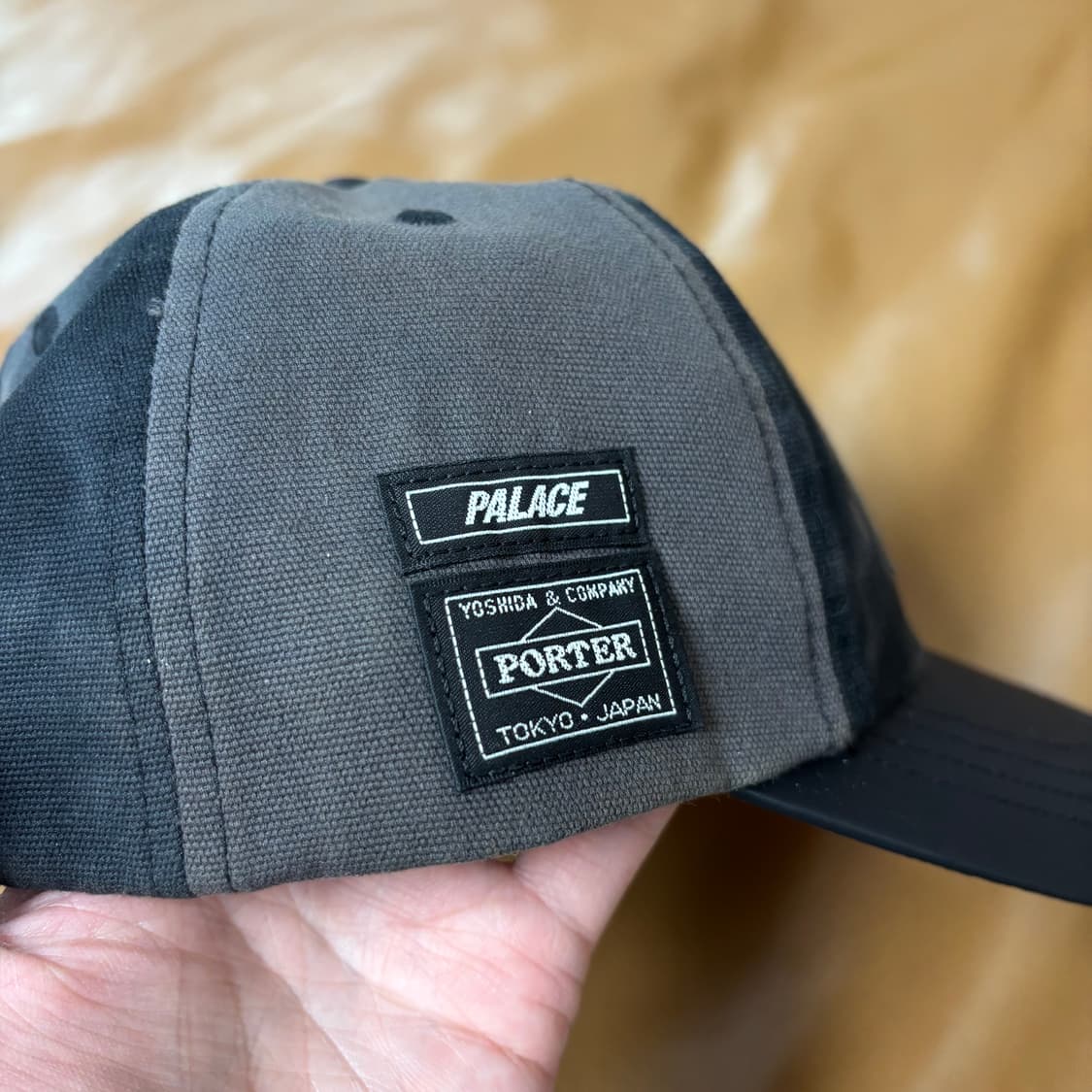 팔라스 포터 6패널 볼캡 모자 워시드 블랙 상품이미지9