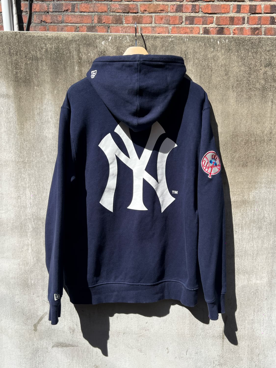 뉴에라 MLB 양키스 네이비 후드티 상품이미지2